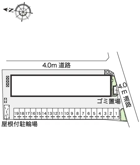 ★手数料０円★川越市小堤　月極駐車場（LP）